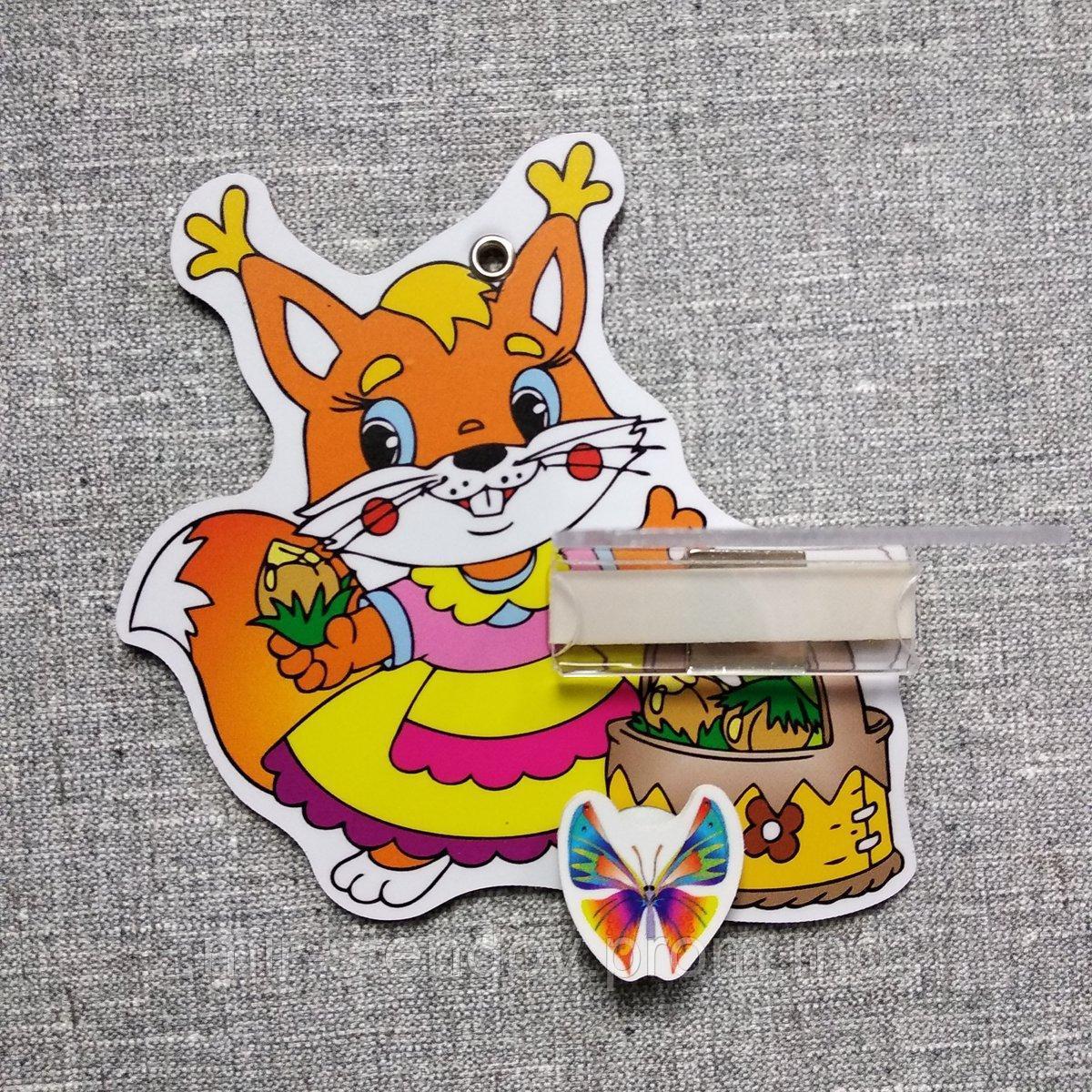 Стенд для рисунка и поделки Белочка с лукошком, фото 1