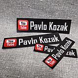 НаклейкаYouTube с Вашим ником, фото 2