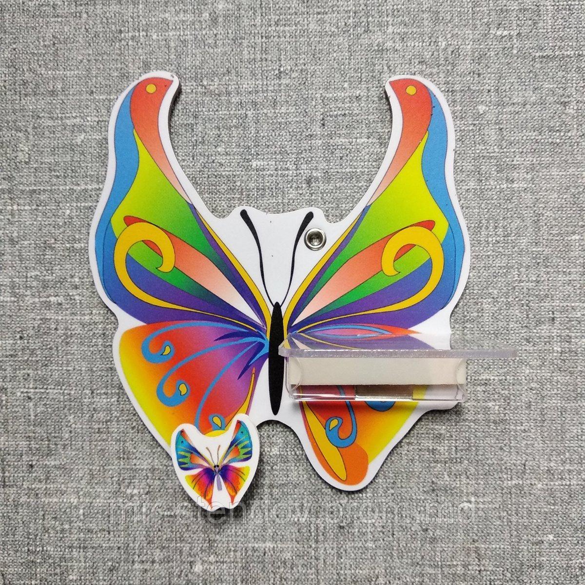 Магнитный стенд для поделки и крепления рисунка "Бабочка", фото 1