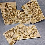 Деревянно-Магнитный Пазл Украина. Карта Украины, фото 5