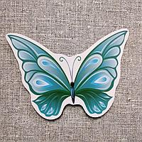 Бабочка голубая. Настенная декорация для детского сада.