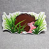 Ёжик в траве. Настенная декорация для детского сада., фото 2