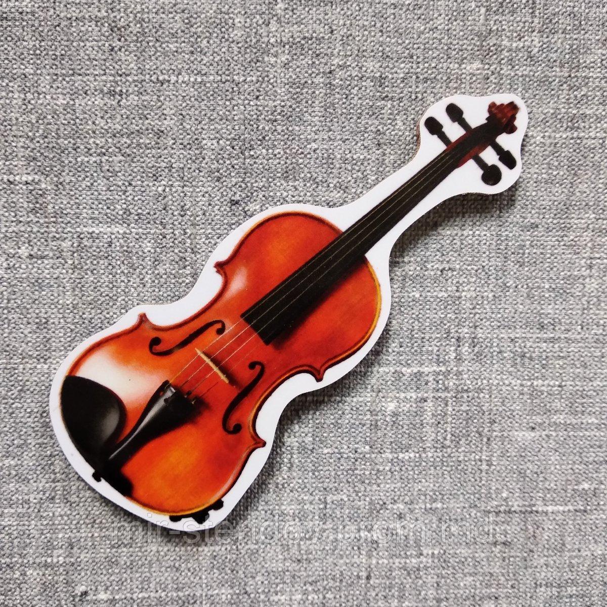 Скрипка магнит. Фигурка для магнитной доски, фото 1