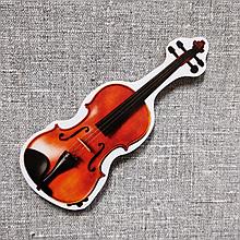 Скрипка магнит. Фигурка для магнитной доски