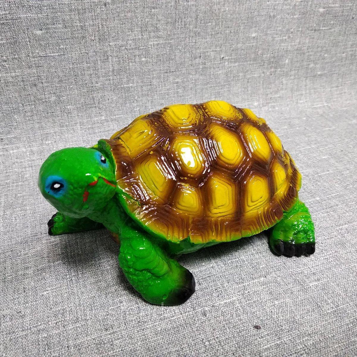 Садовая гипсовая фигурка Среднеазиатская черепаха, фото 1