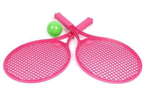 Детский набор для игры в теннис ТехноК (розовый) - фото 1 - id-p10297902
