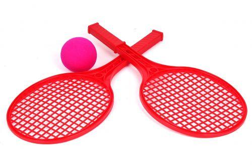 Детский набор для игры в теннис ТехноК (красный) - фото 1 - id-p10297910