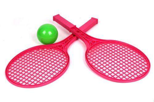 Детский набор для игры в теннис ТехноК (розовый) - фото 1 - id-p10297911