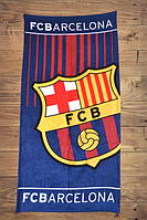 Пляжное полотенце ФК "Барселона" с логотипом любимого футбольного клуба