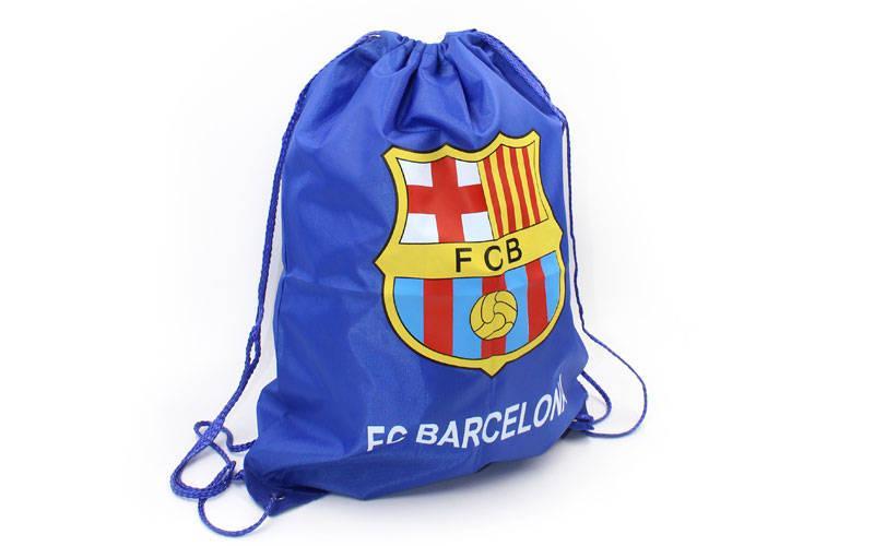Рюкзак (мешок) на шнурках разные клубы Барселона синяя - фото 1 - id-p10307922