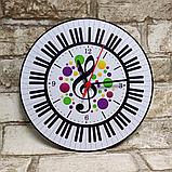Часы настенные Музыкальное конфетти, фото 2