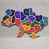 Карта Украины. Пластиковый стенд (Англ. язык), фото 2