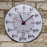 Часы настенные Нотная грамота, фото 2