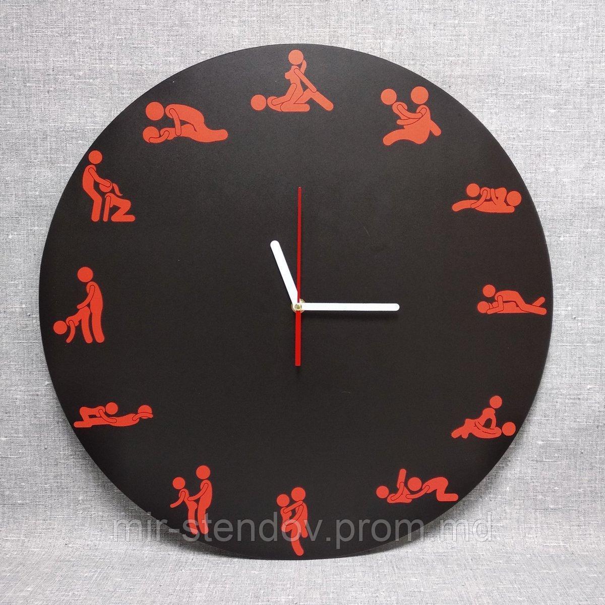 Настенные часы "Камасутра по чёрному", фото 1