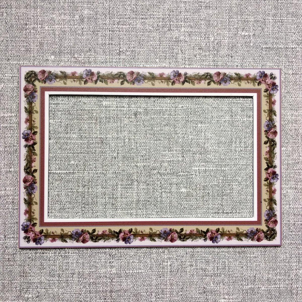 Магнитная рамка на холодильник Цветы, фото 1