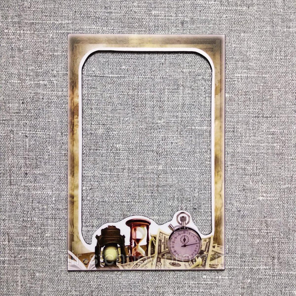 Магнитная рамка на холодильник Часы, фото 1