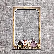 Магнитная рамка на холодильник Часы