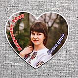 Магнит с фотографией Сердечко, фото 2
