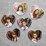 Магнит с фотографией Сердечко, фото 3