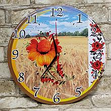 Часы настенные Поле