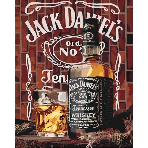 Картина по номерам "Jack Daniel's" - фото 1 - id-p10333843