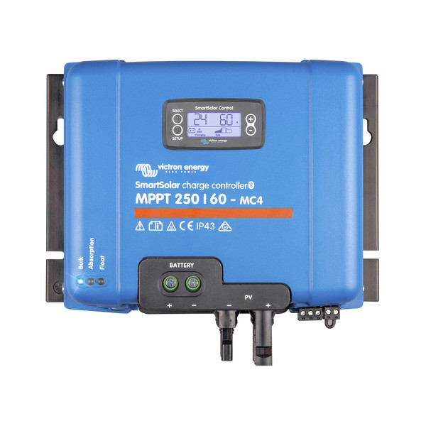 Контроллер заряда Victron Energy SmartSolar MPPT 250/60-MC4 (60A, 12/24/48 B) - фото 1 - id-p10335426