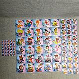 Наклейки на шкафчики, кроватки, полотенечки Фиалки, фото 4