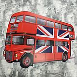 Британский автобус. Настенная декорация, фото 2
