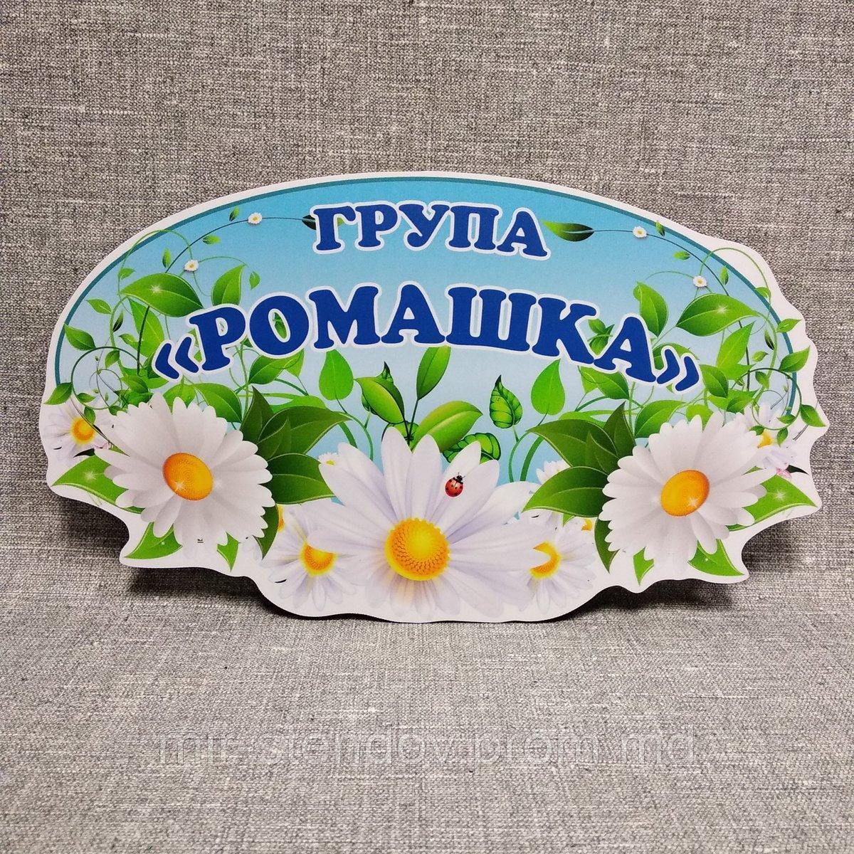 Табличка оригінальна Група Ромашка, фото 1