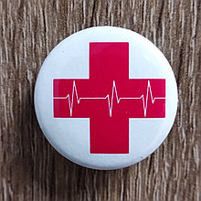 Значок сувенирный "Медицинский знак"