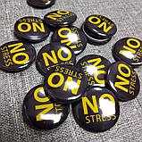 Значок сувенирный "No Stress", фото 2