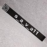 Наклейка Инстаграм с вашим ником (Чёрно-белая), фото 2