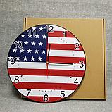 Часы настенные Флаг США, фото 3