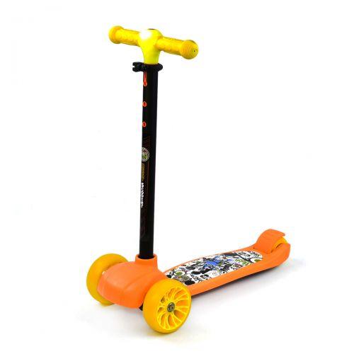 Самокат трехколесный "Best Scooter" (оранжевый) - фото 1 - id-p10339045