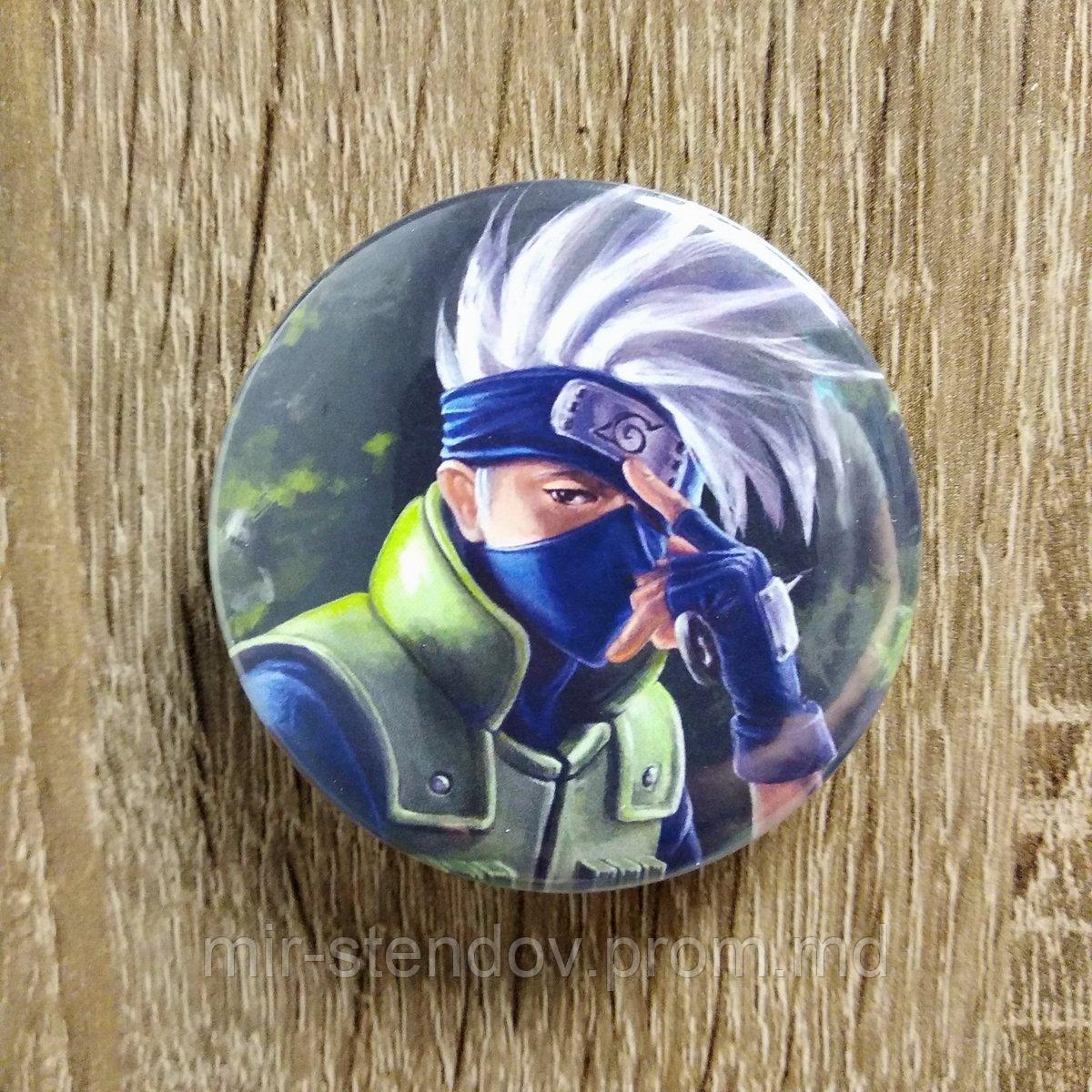 Значок металлический Какаши Хатакэ (Джонин), фото 1