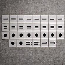 Звуковой анализ слова. Магнитные карточки 6х6 см (30 шт)