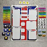 Магнитный календарь природы с магнитами для кабинета английского языка, фото 2