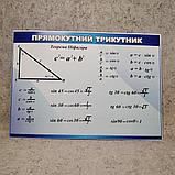 Картонные плакаты для кабинета Математики. (Гоглубые), фото 5