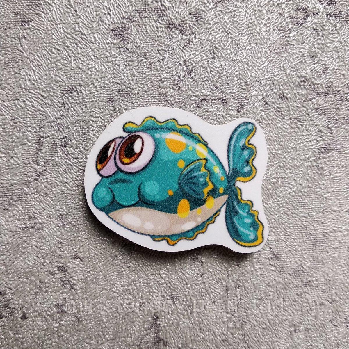 Магнитик канцелярский Рыбка, фото 1