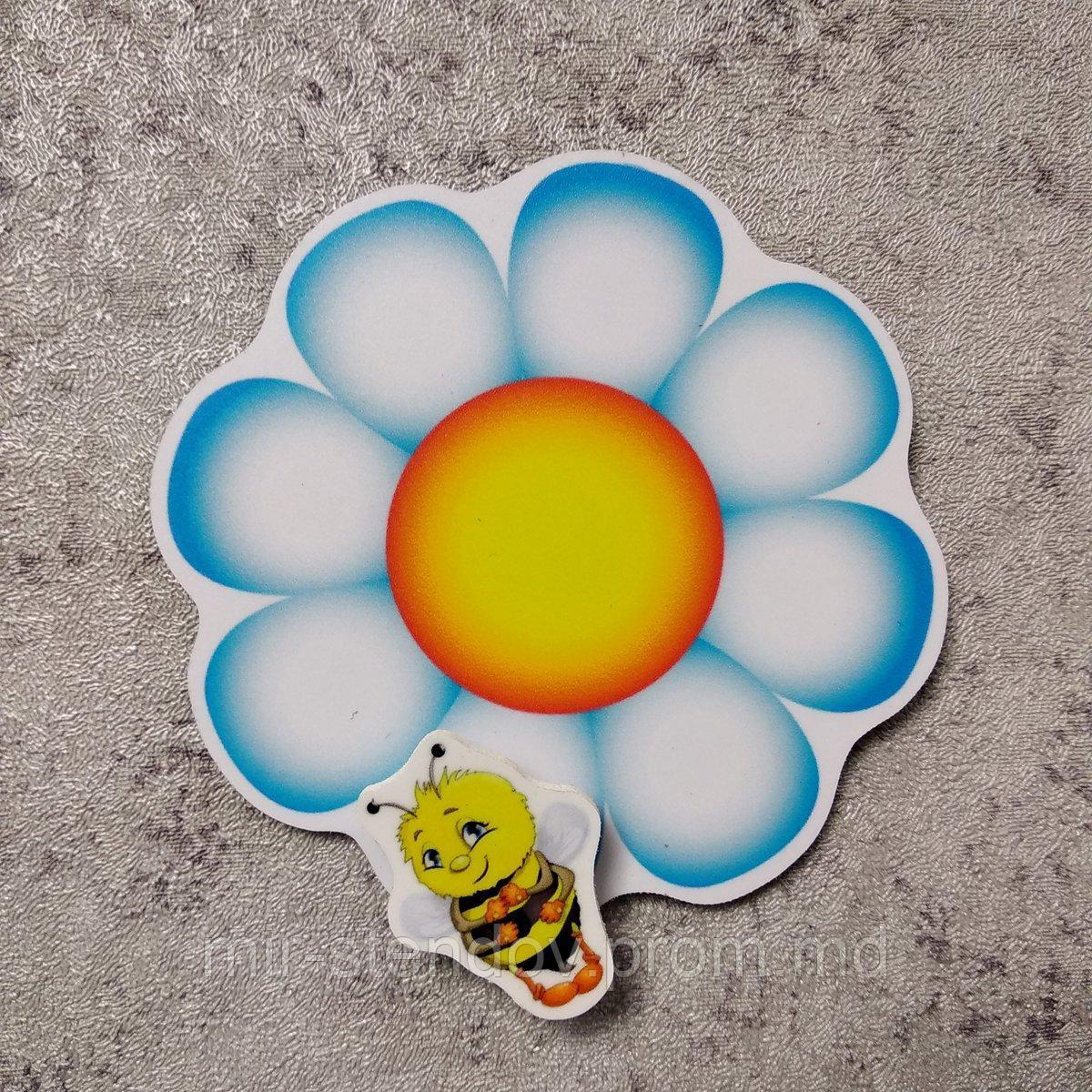 Магнитный стенд для крепления рисунка Ромашка, фото 1