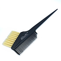 Кисть-расчёска для окрашивания волос DenIS professional - золотой ворс premium