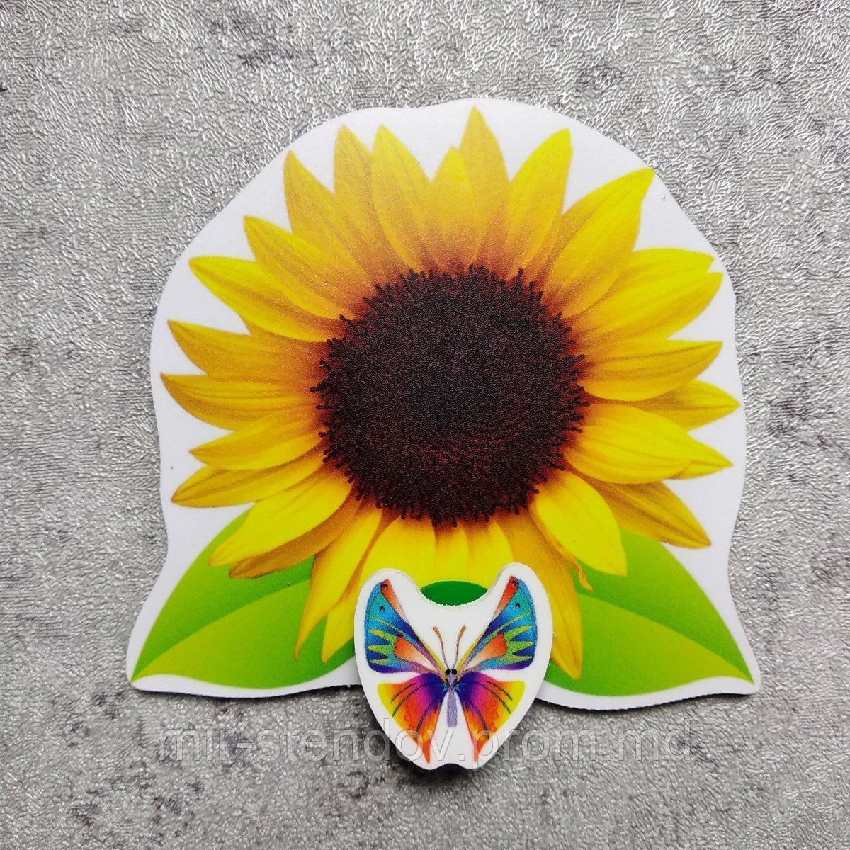 Магнитный стенд для крепления рисунка Подсолнушек, фото 1