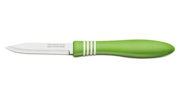 Нож для овощей Tramontina Cor&Cor 76 мм зел. Руч 23461/223 - фото 1 - id-p5557961
