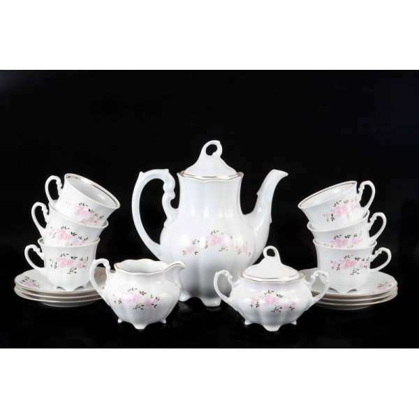 Сервиз чайный Bolero Pink 15 предметов Rococo (YM00-00010299) - фото 1 - id-p8651759
