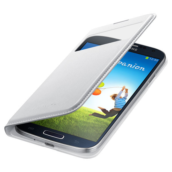 Dilux - Чехол - книжка Samsung GALAXY S4 i9500 S View Cover EF-MI950 Белый - фото 1 - id-p10361474