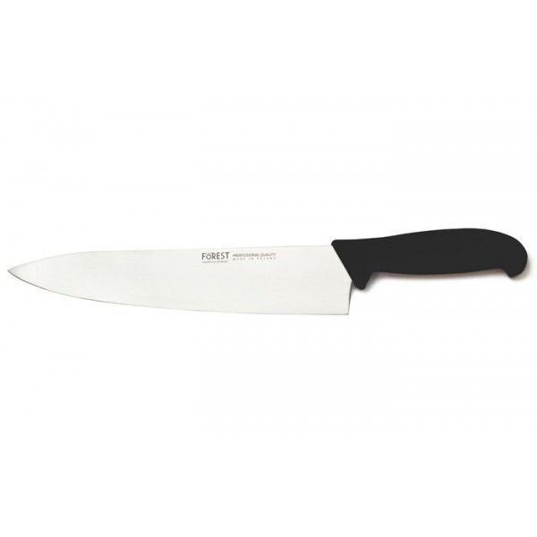 Нож кухонный FoREST 250 мм черная ручка 374405 - фото 1 - id-p10115444