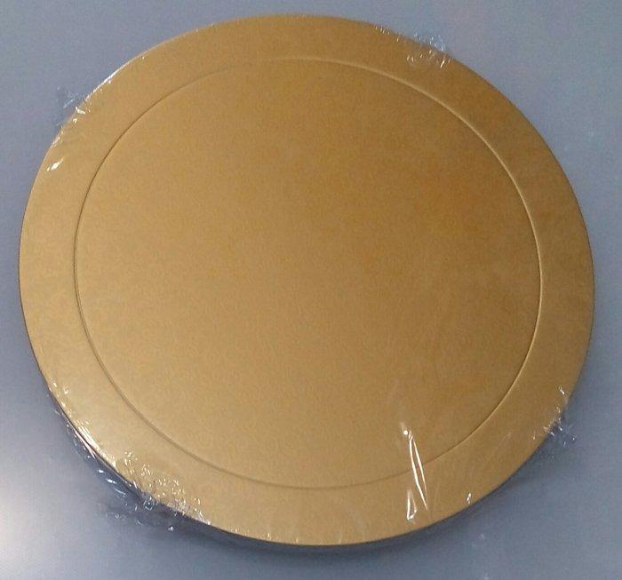 Подложка круглая для торта Empire 260 мм зол/сер 0204 - фото 1 - id-p10115596
