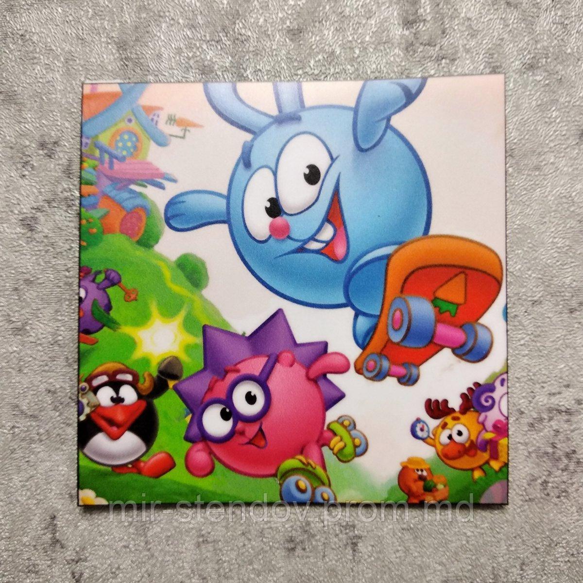 Наклейка на выключатель Смешарики 3, фото 1