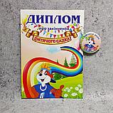 Диплом и значок именной  для выпускника д/с "Познайко", фото 7