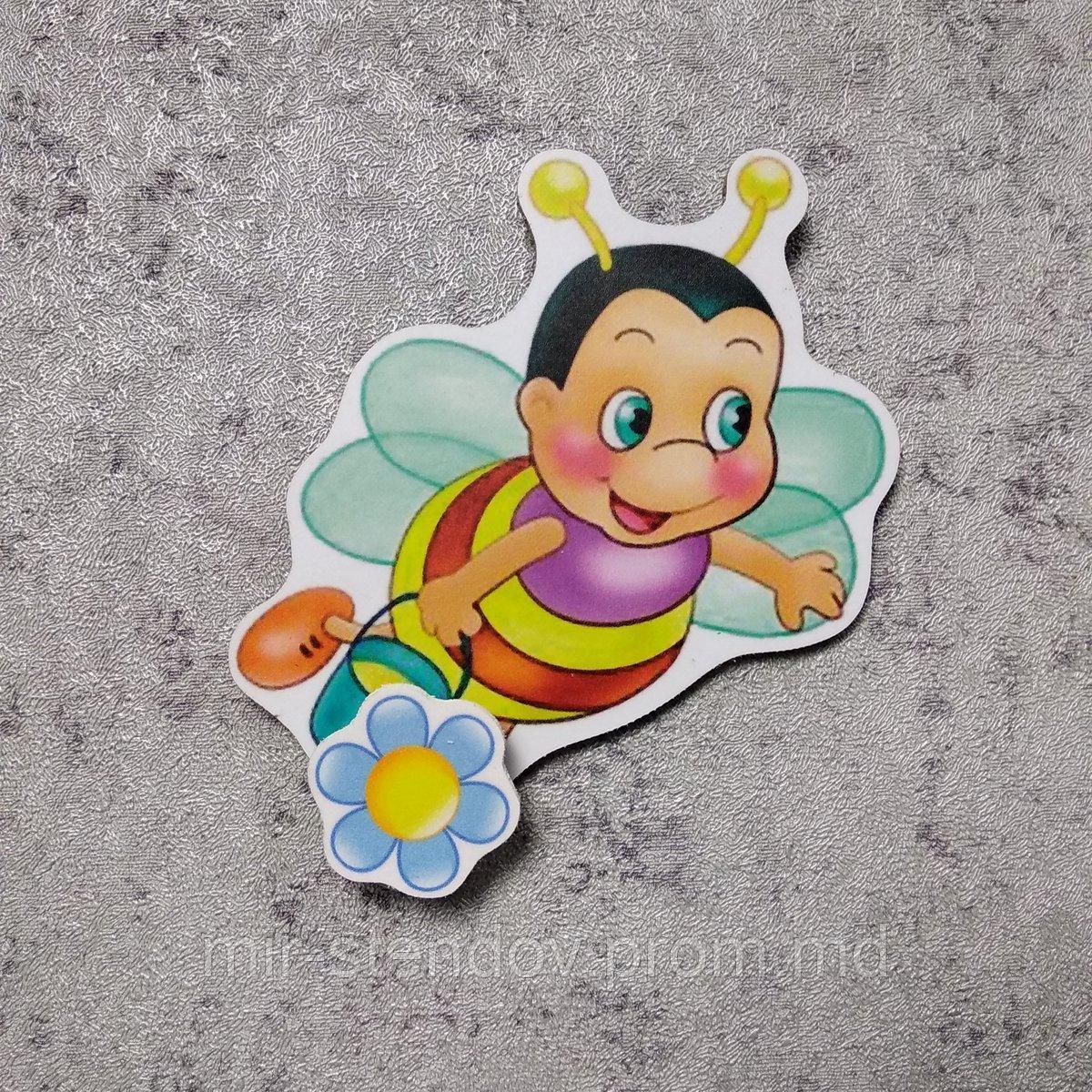 Магнитный стенд для крепления рисунка магнитом Пчёлки, фото 1